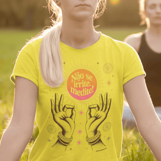 Nome do produto Camiseta Yoga: Medite!