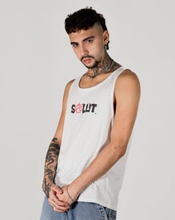 Nome do produto Salut Anarchy | White | Tank Top