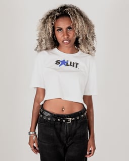 Nome do produto Salut Star | White | Cropped