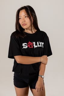 Nome do produto Salut Anarchy | Black T-Shirt