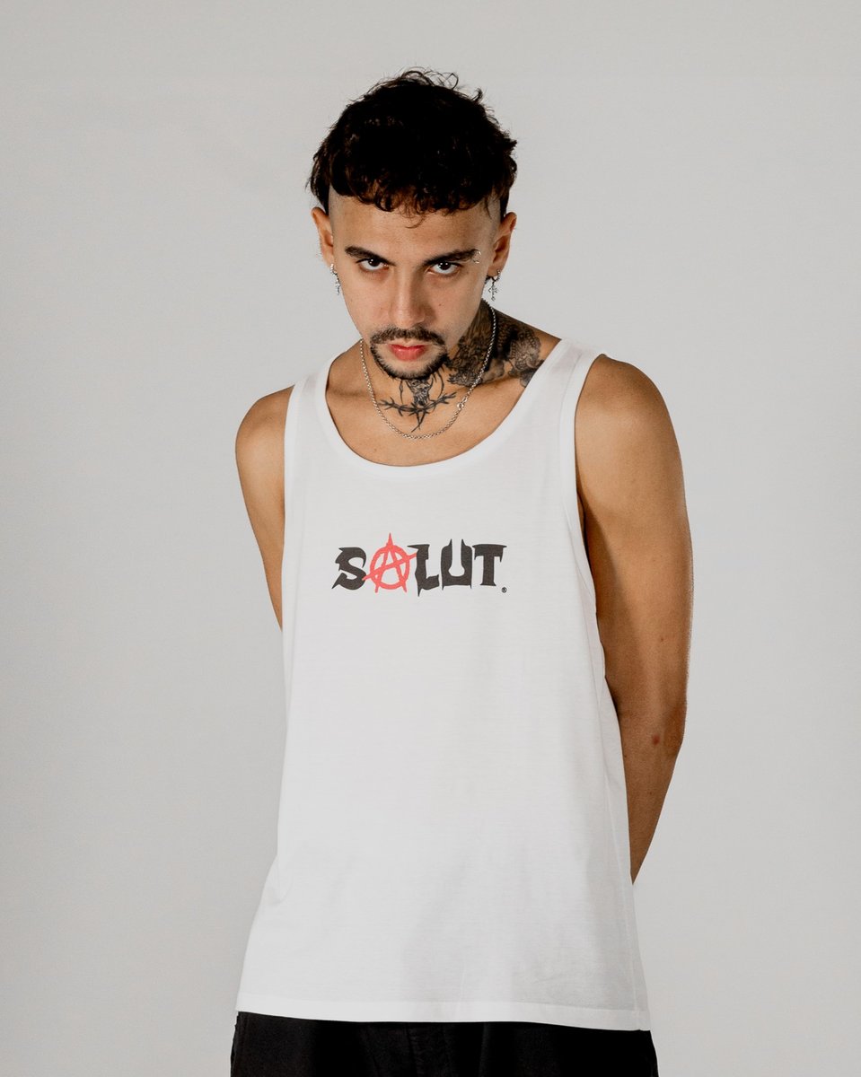Nome do produto: Salut Anarchy | White | Tank Top