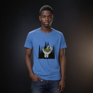 Nome do produto Abdução Florestal (T-Shirt Estonada)