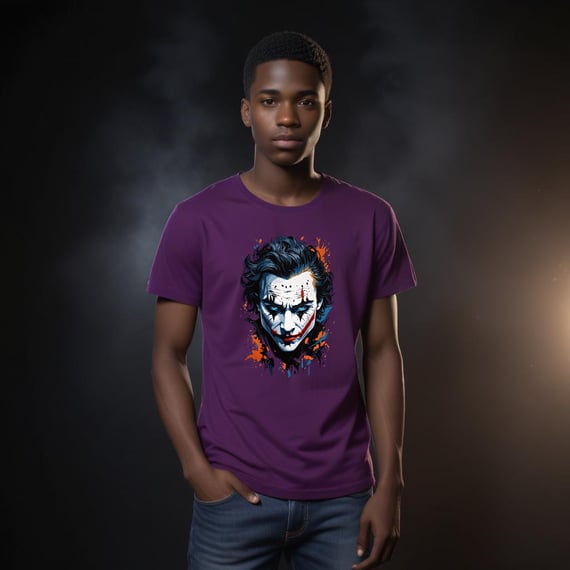 Sorriso do Caos: Estilo Coringa (T-Shirt Classic)
