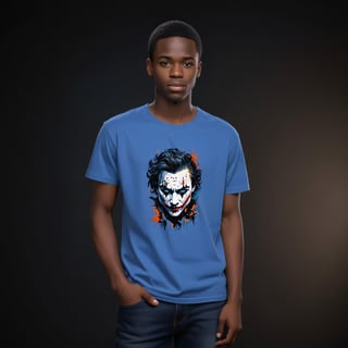 Nome do produto Sorriso do Caos: Estilo Coringa (T-Shirt Estonada)