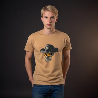 Nome do produto Sheriff Skull (T-Shirt Estonada)