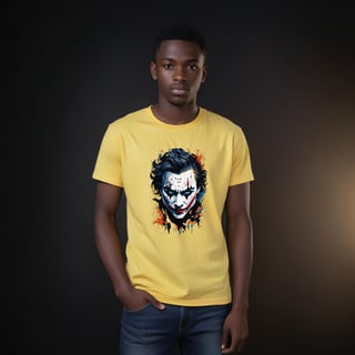 Nome do produto Sorriso do Caos: Estilo Coringa (T-Shirt Estonada)