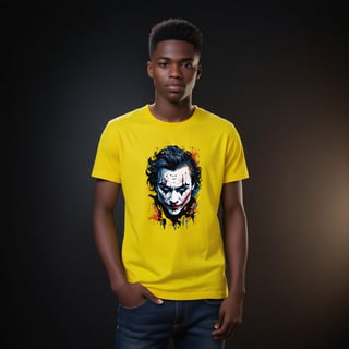 Nome do produto Sorriso do Caos: Estilo Coringa  (T-Shirt Quality)