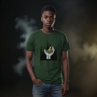 Nome do produto Abdução Florestal (T-Shirt Pima)