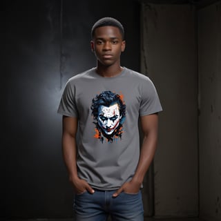 Nome do produto Sorriso do Caos: Estilo Coringa (T-Shirt Pima)
