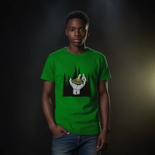 Nome do produto Abdução Florestal (T-Shirt Quality)