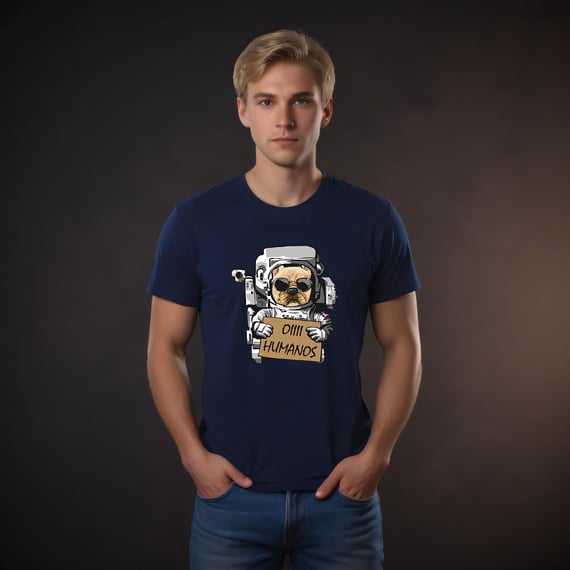 Saudação Galáctica (T-Shirt Pima)