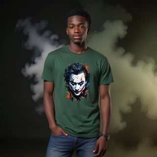 Nome do produto Sorriso do Caos: Estilo Coringa (T-Shirt Pima)