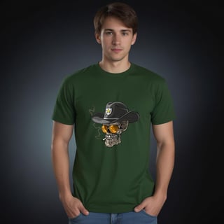 Nome do produto Sheriff Skull (T-Shirt Pima)
