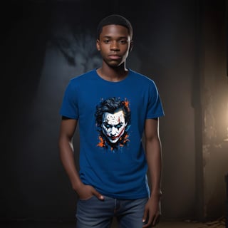 Nome do produto Sorriso do Caos: Estilo Coringa  (T-Shirt Quality)