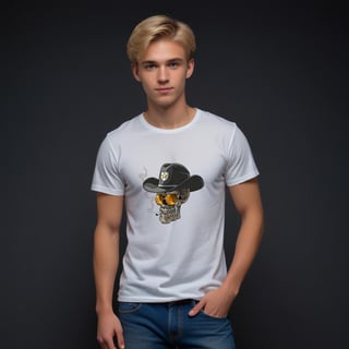Nome do produto Sheriff Skull (T-Shirt Pima)