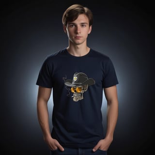 Nome do produto Sheriff Skull (T-Shirt Pima)