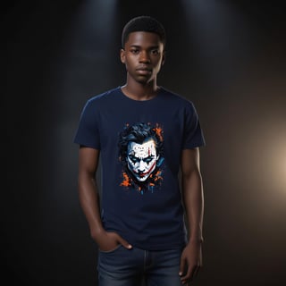 Nome do produto Sorriso do Caos: Estilo Coringa  (T-Shirt Quality)