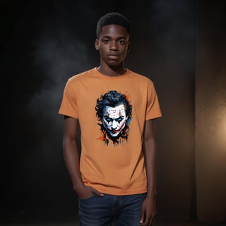 Nome do produto Sorriso do Caos: Estilo Coringa (T-Shirt Estonada)