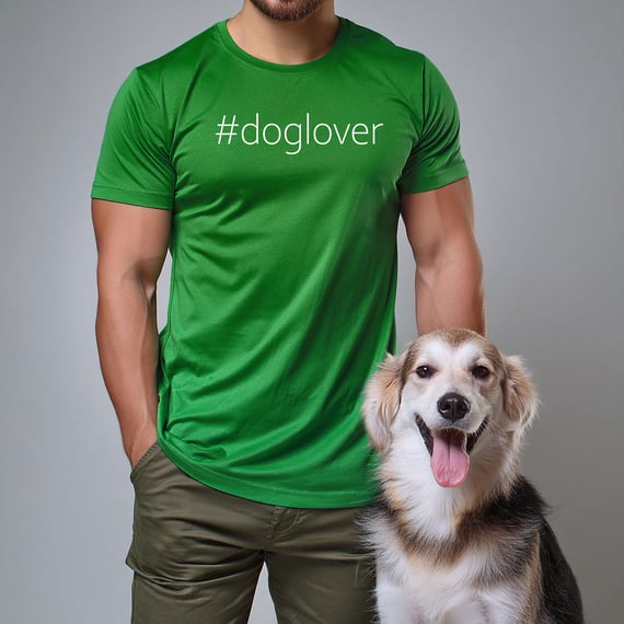 Camiseta #doglover unissex - Várias cores