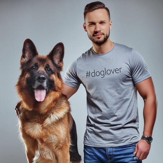 Camiseta #doglover unissex - Várias cores