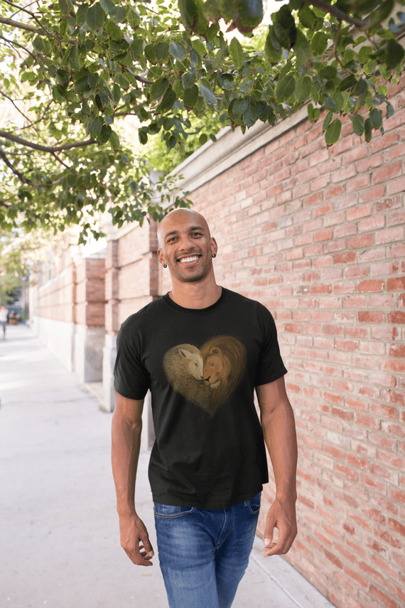 CAMISA PREMIUM HEART LEAO E CORDEIRO