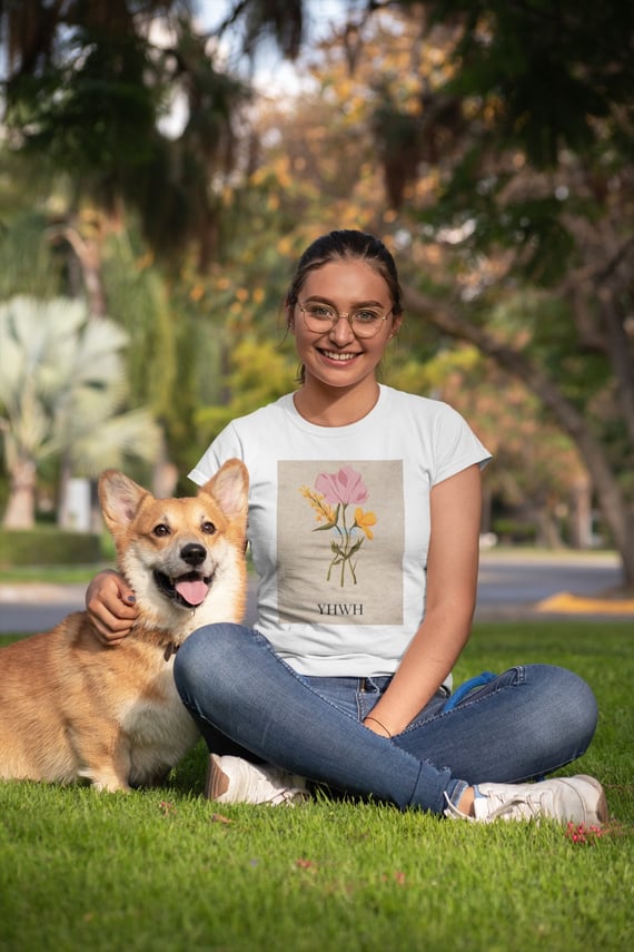 CAMISA YHWH FLORES