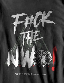 Nome do produto Plus Size - F#ck the New World Order - Ozzie Pena