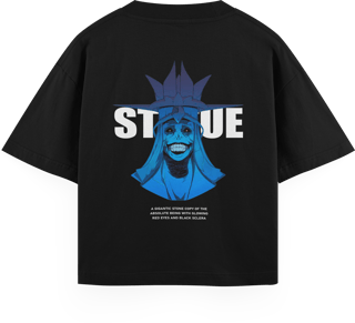 Camiseta Oversized Statue