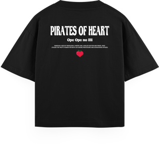 Camiseta Oversized Pirates of Heart