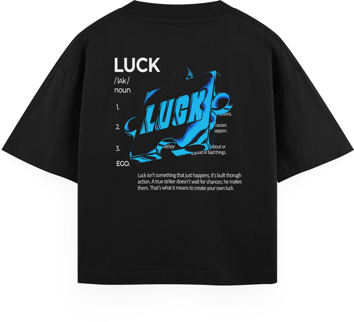 Nome do produto: Camiseta Oversized Luck