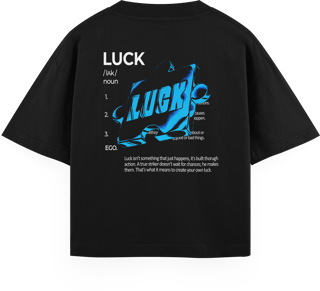 Nome do produto Camiseta Oversized Luck