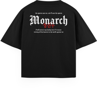 Camiseta Oversized Monarch