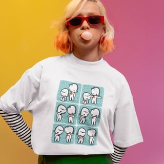 Nome do produto Camiseta Oversized Chama