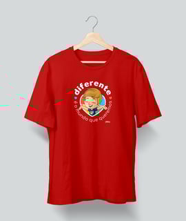 Nome do produto Camiseta Infantil - Diferente é o mundo que queremos