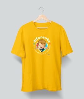 Nome do produto Camiseta Infantil - Diferente é o mundo que queremos