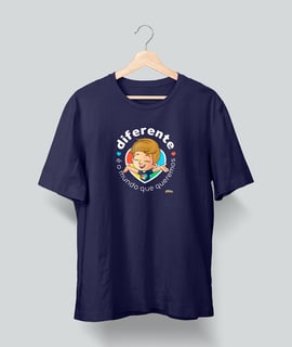 Nome do produto Camiseta Infantil - Diferente é o mundo que queremos