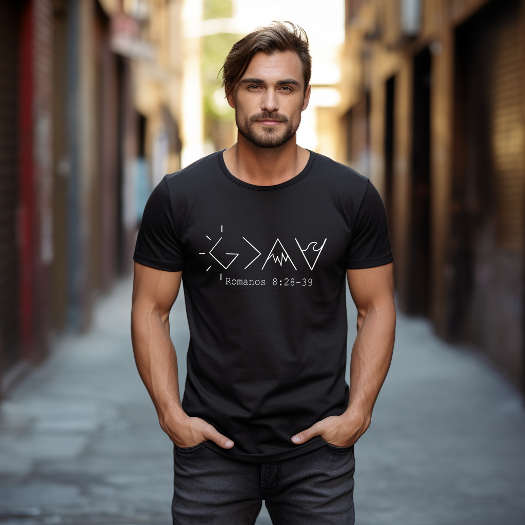 Nome do produto: CAMISA QUALITY | ROMANOS 8:28