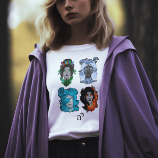 Nome do produto Camiseta Oversized - Os Quatros Elementos