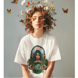 Nome do produto Camiseta Oversized - Gaia