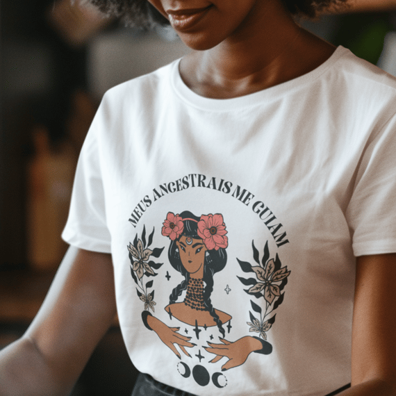 T-Shirt Quality - Meus Ancestrais Me Guiam