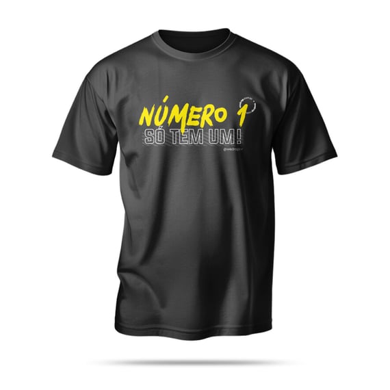 Camiseta Wedrop - Número 1, só tem um! - Preta