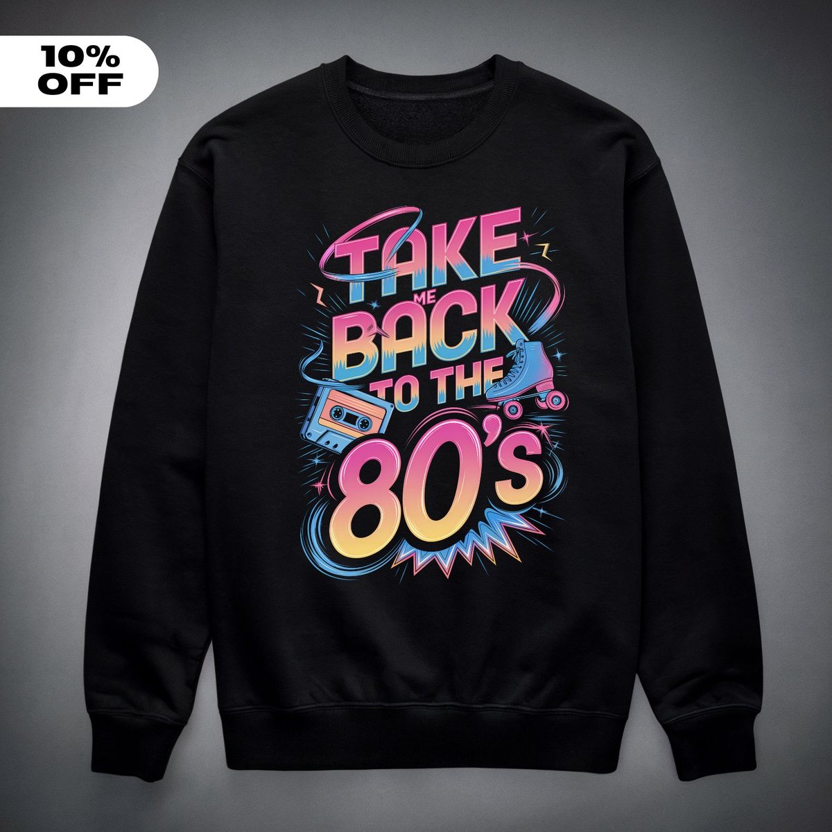 Nome do produto: Moletom - Take Me Back To The 80s