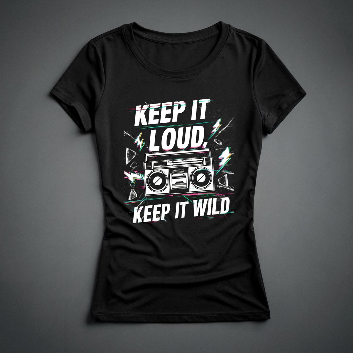 Nome do produto: Camiseta Feminina - Keep It Loud (Keep It Wild)