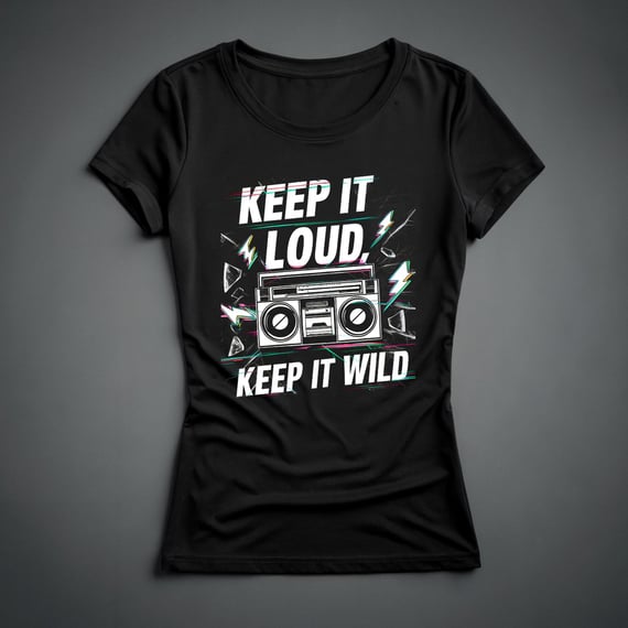 Camiseta Feminina - Keep It Loud (Keep It Wild)