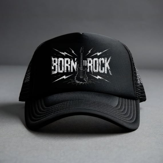 Boné Trucker - Born To Rock 2