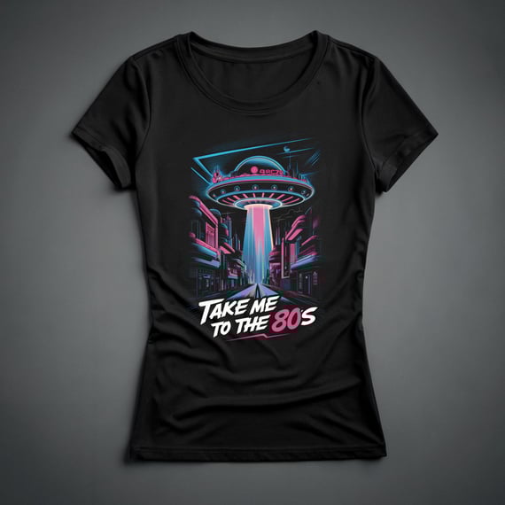 Camiseta Feminina - Take Me To The 80s