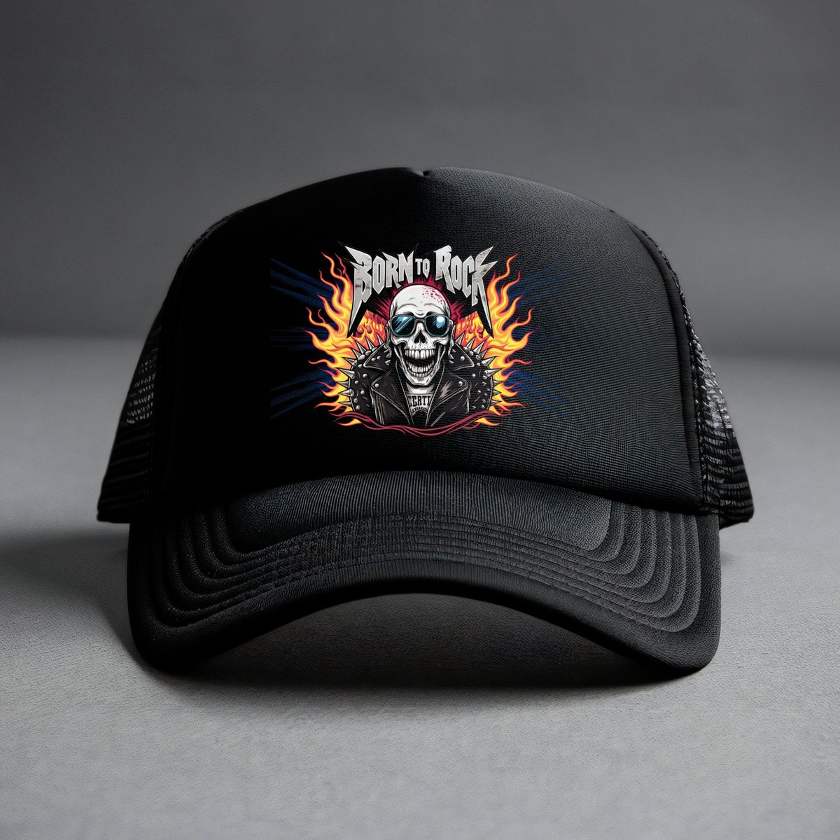 Nome do produto: Boné Trucker - Born To Rock