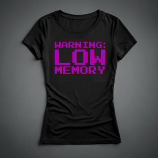 Camiseta Feminina - Low Memory