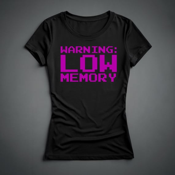 Camiseta Feminina - Low Memory