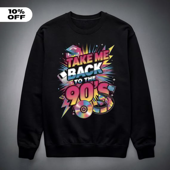 Moletom - Take Me Back To The 90s